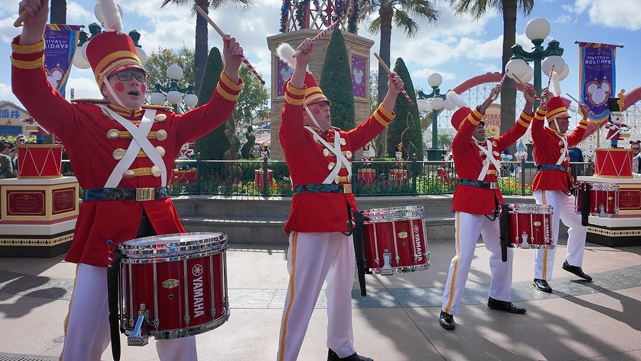 Holiday Toy Drummers show at Disney California Adventure Park