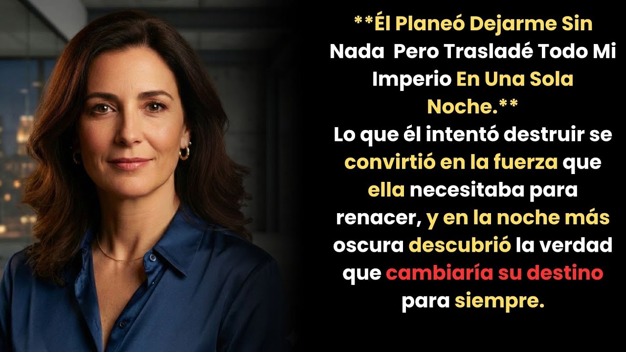 Él Planeó Dejarme Sin Nada Pero Trasladé Todo Mi Imperio En Una Sola Noche una historia sobre dignid