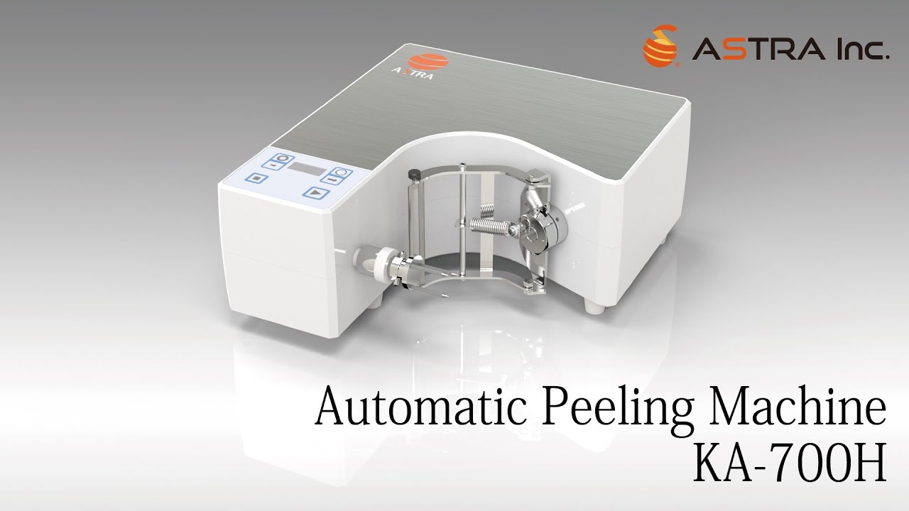 Fruit Peeling Machine KA-700H for Orange Kiwi Apple Lemon / オレンジ・キウイ・リンゴ・レモン・柚子の自動皮むき機　KA-700H 瞬助