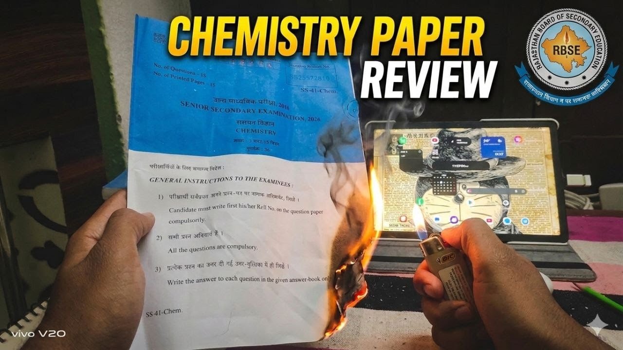 MY CHEMISTRY BOARD PAPER REVIEW😢