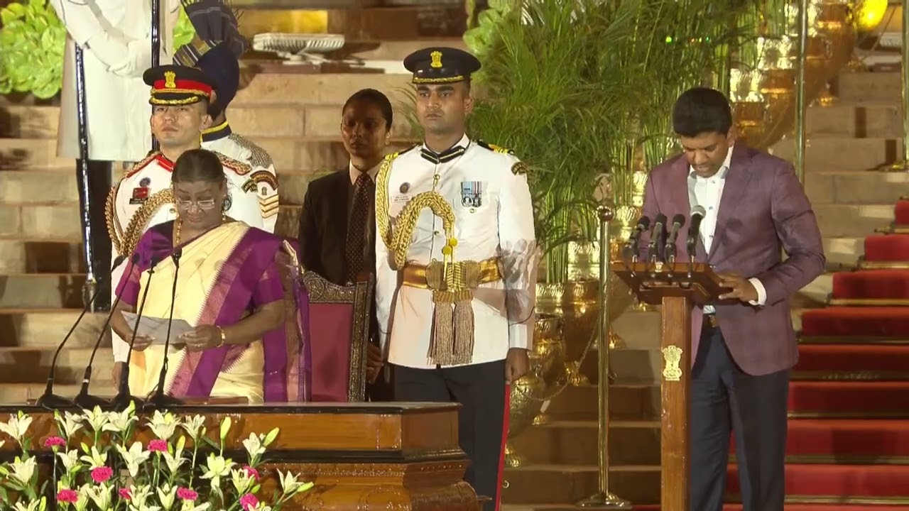 Dr. Pemmasani Chandrasekhar takes oath as Union Minister | DD India