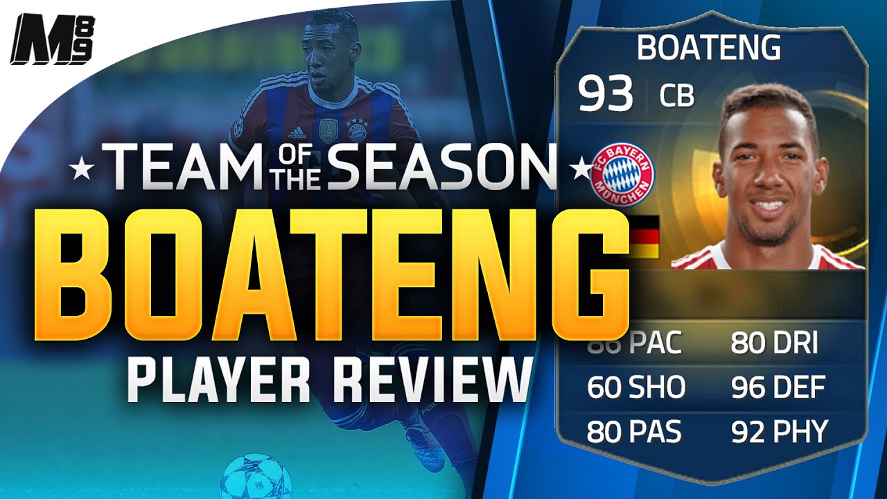 FIFA 15 TOTS BOATENG REVIEW (93) FIFA 15 Ultimate Team Player Review + In Game Stats
