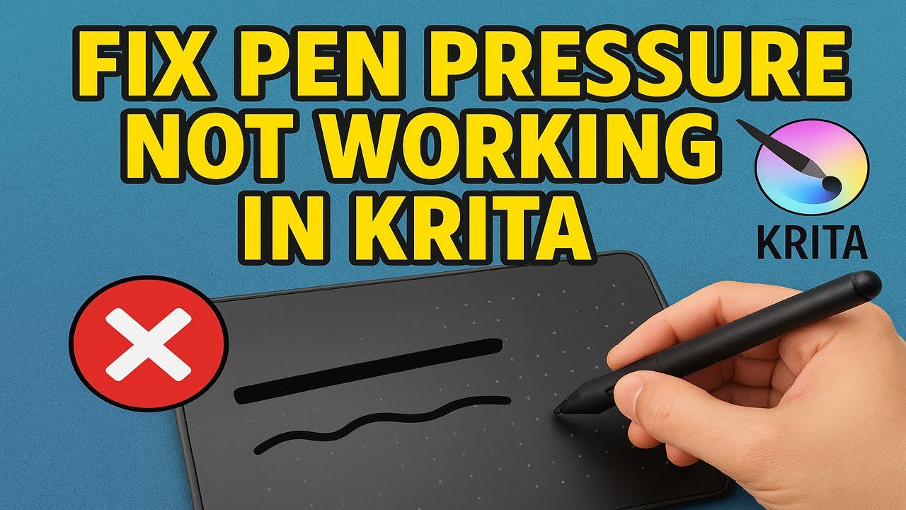 How To Fix Pen Pressure Not Working In Krita - Step By Step