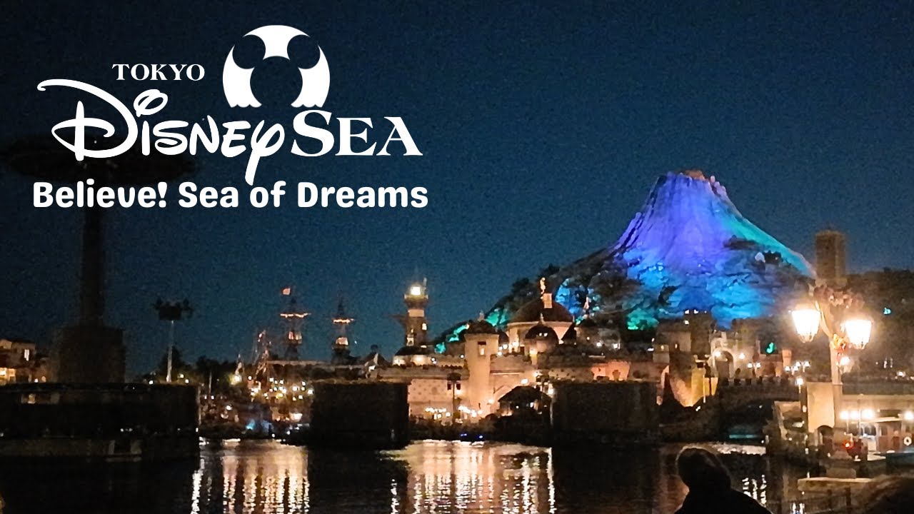 Believe! Sea of Dreams Show | Tokyo Disney Resort | Tokyo Disney Sea | Mediterranean Harbor | 4K