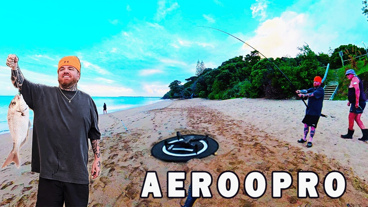 Teaching My Mate Drone Fishing! Aeroopro Catch & Cook Far North NZ