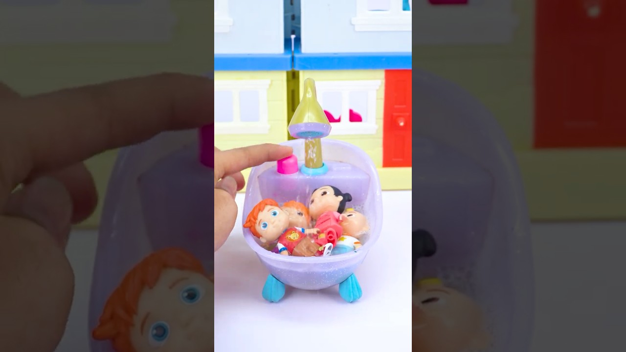 Satisfying With CoComelon Bathtime Playset ASMR #toys #satisfying #review