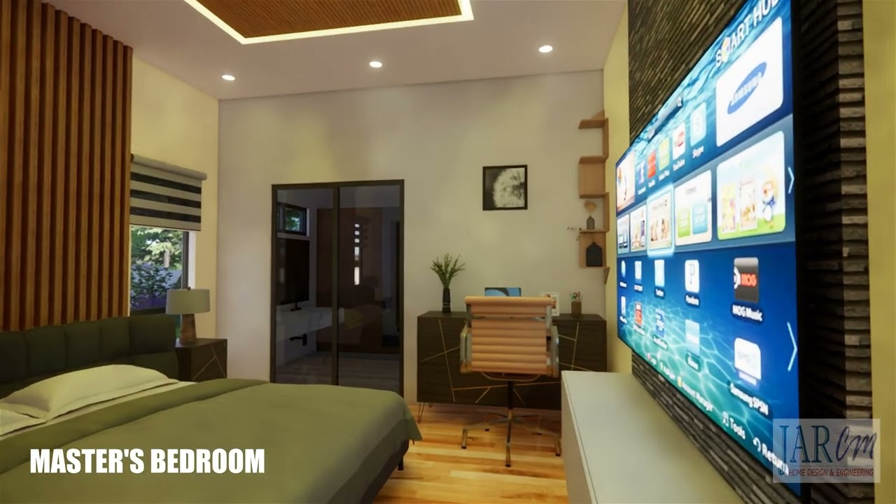 3 BEDROOM BUNGALOW HOUSE DESIGN WITH SWIMMING POOL| MODERN COUNTRY HOUSE