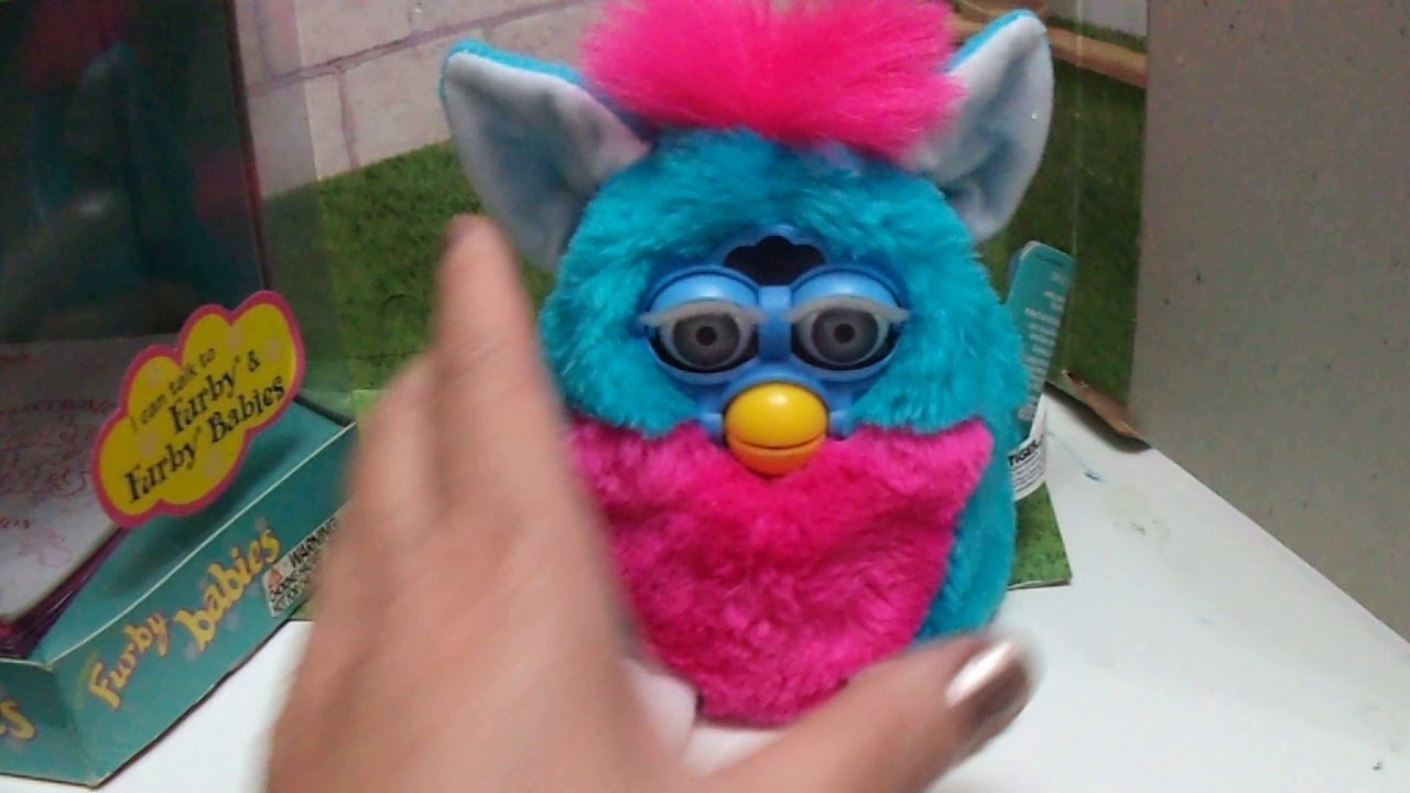 furby raro antigo com caixa, anos 90 funcionando
