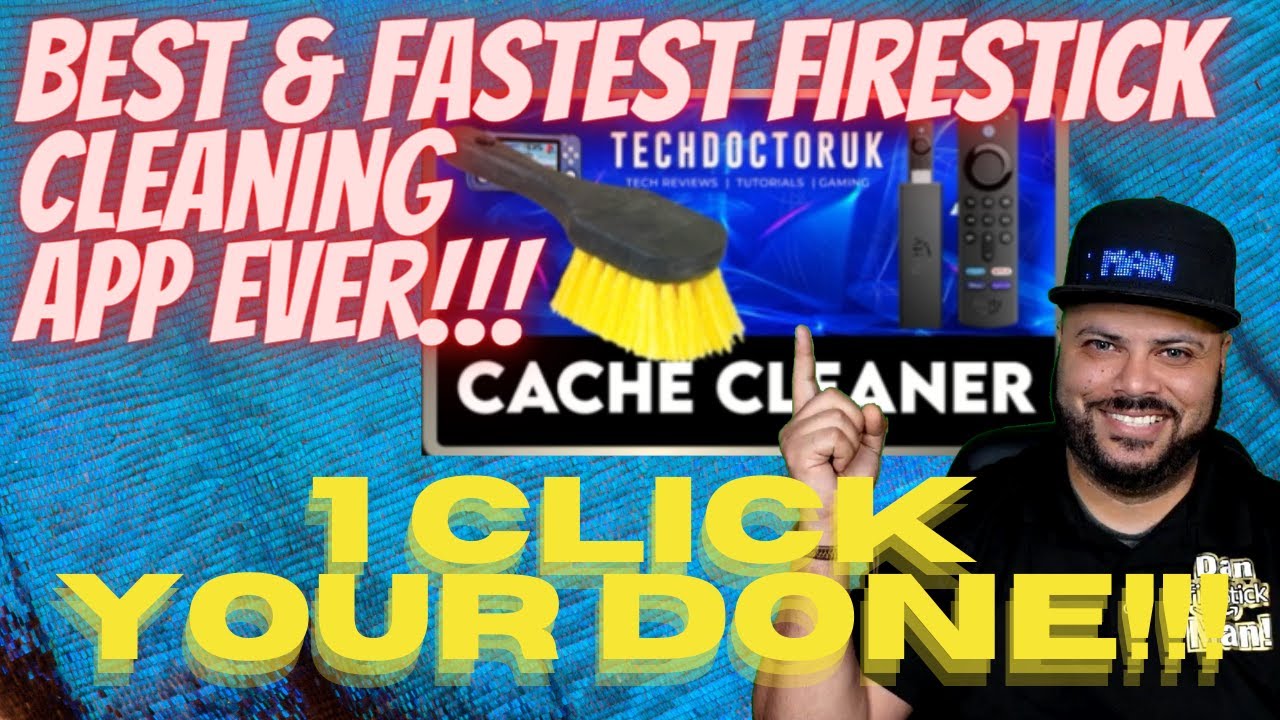 BEST & FASTEST FIRESTICK CLEANING APP EVER!! 1 CLICK AND YOUR DONE!!! MUST HAVE!!!