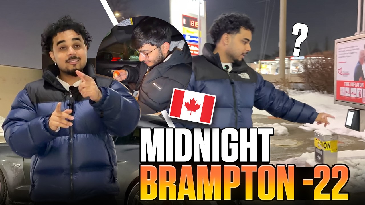 Night Life of Canada 🇨🇦 | Mustang GT, Late Night Food & Brampton Vibes