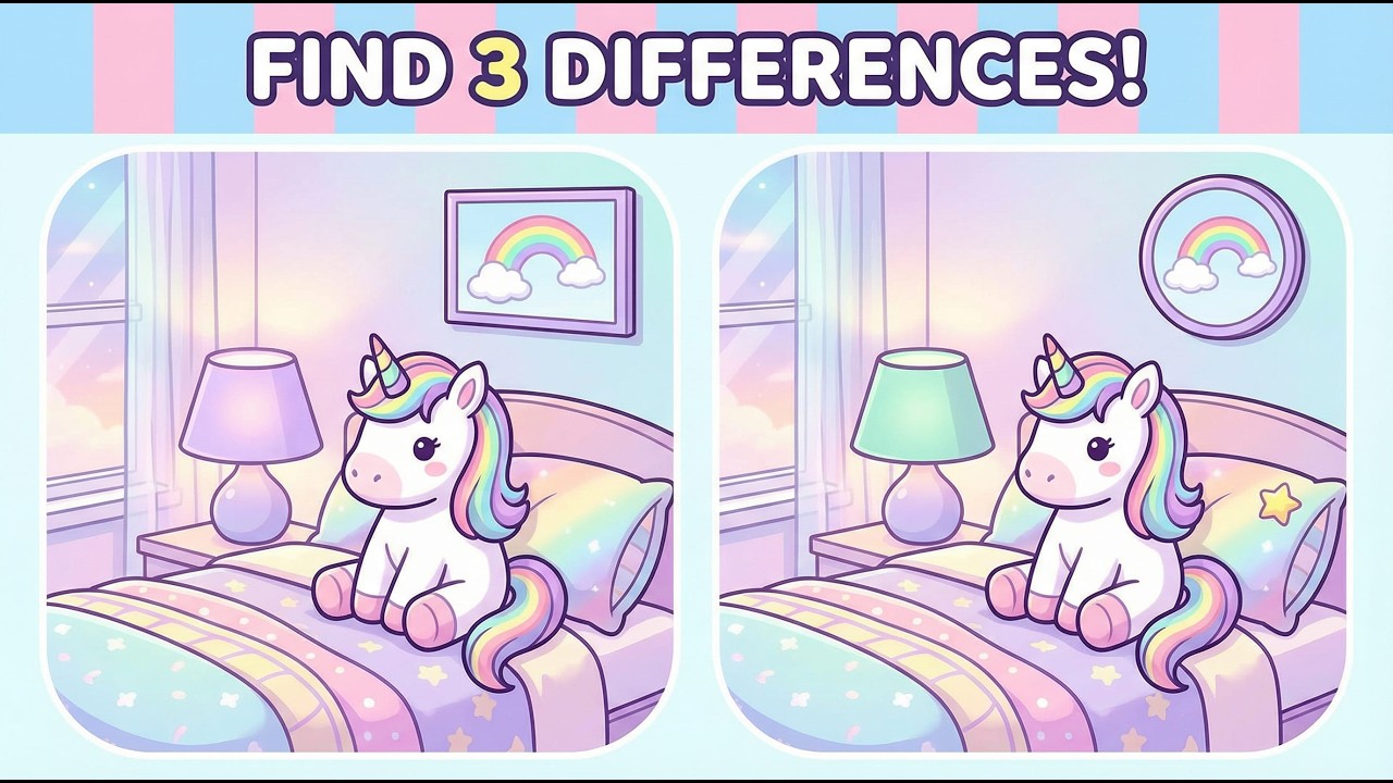 【Spot & Find the differences】🚨Easy but Rewarding!! Enjoy the Challenge of Spot the Differences!