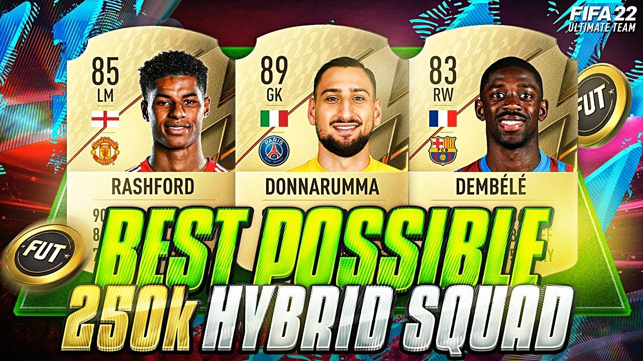 FIFA 22 | MOST OVERPOWERED BEST POSSIBLE 250K HYBRID EVER!✅ | 100K META TEAM | FUT 22 SQUAD BUILDER