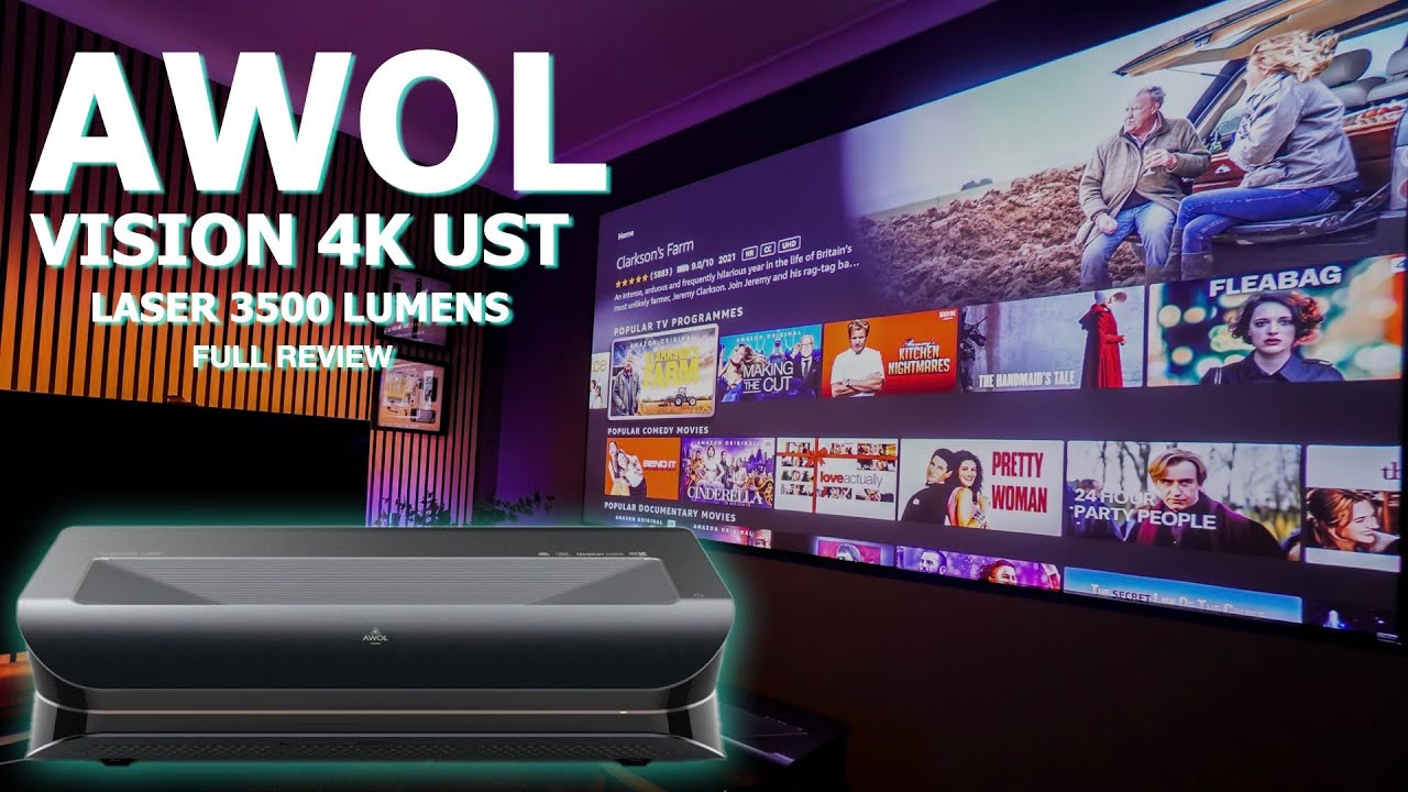 Полный обзор проектора AWOL Vision LTV 3500 Triple Laser 4K UST | Вам могут понадобиться солнцеза...
