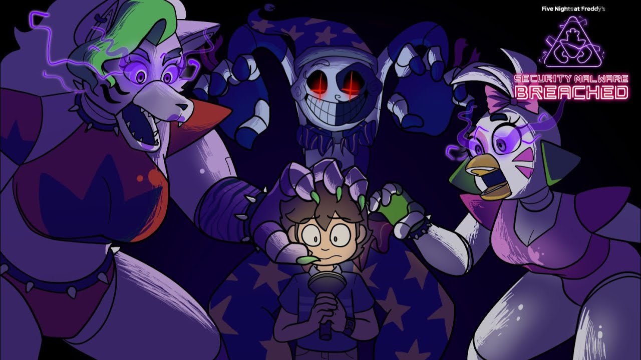 Грегори спасает Рокси Чику, Солнце и Луну | Взлом вредоносного ПО (FNAF Animation)