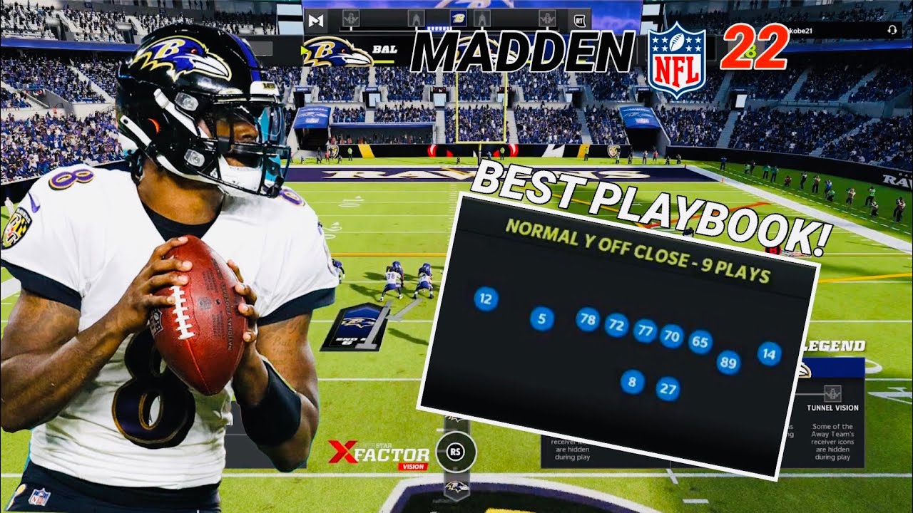 MADDEN 22 | BEST PLAYBOOK MONEY SCHEME THE RAVENS ARE INSANE ON OFFENSE | MADDEN 22 TIPS | TMQ #115