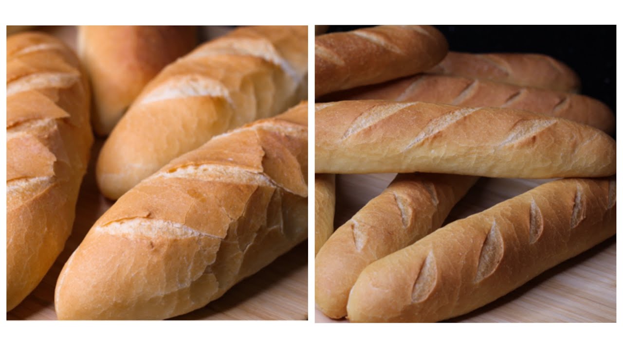 Bánh Mì / Bánh Mì Que Hải Phòng – Nhanh & Đơn giản – Vỏ mỏng giòn- Ruột xốp | Bếp Nhà Diễm |
