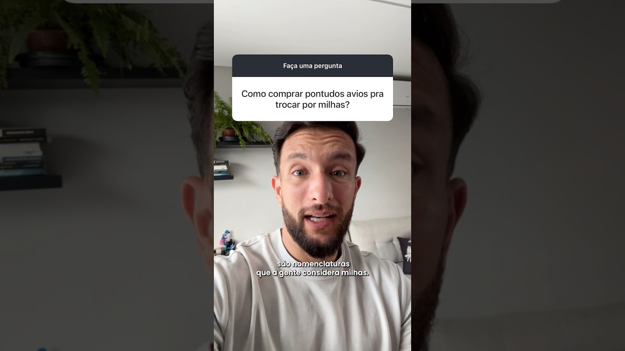 Como comprar pontos avios e trocar por milhas?