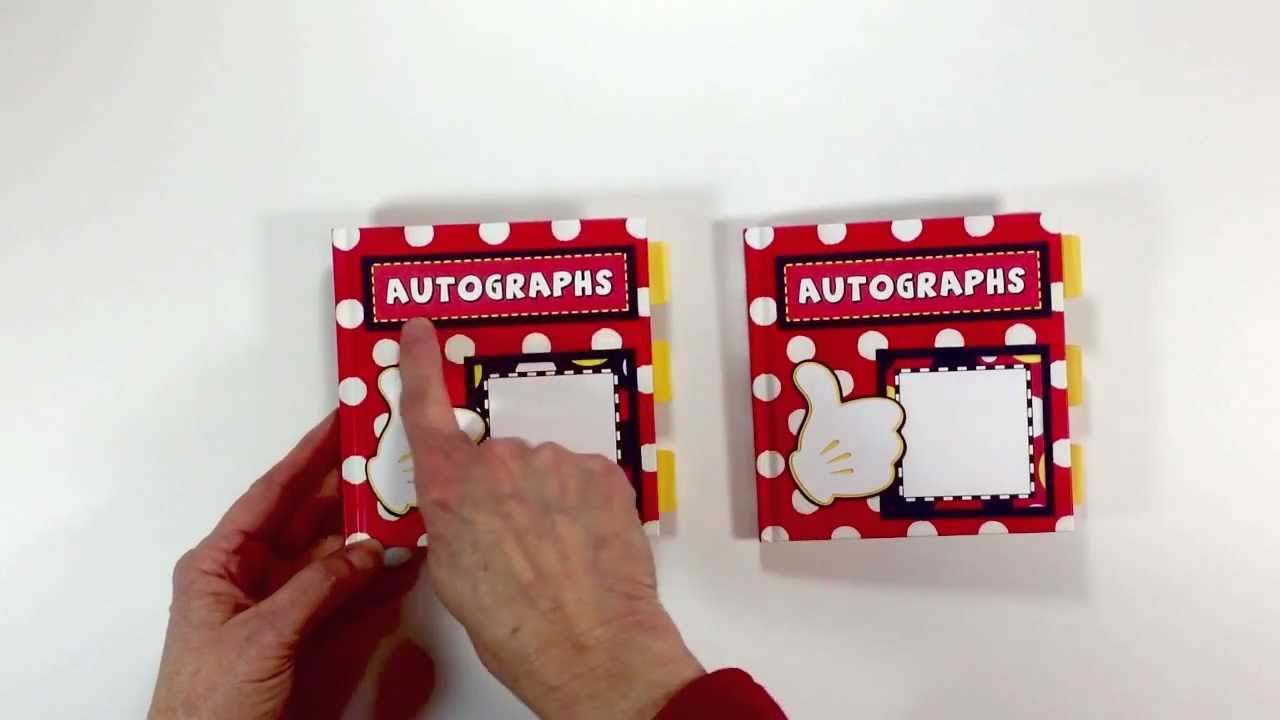 Disney Autograph Books