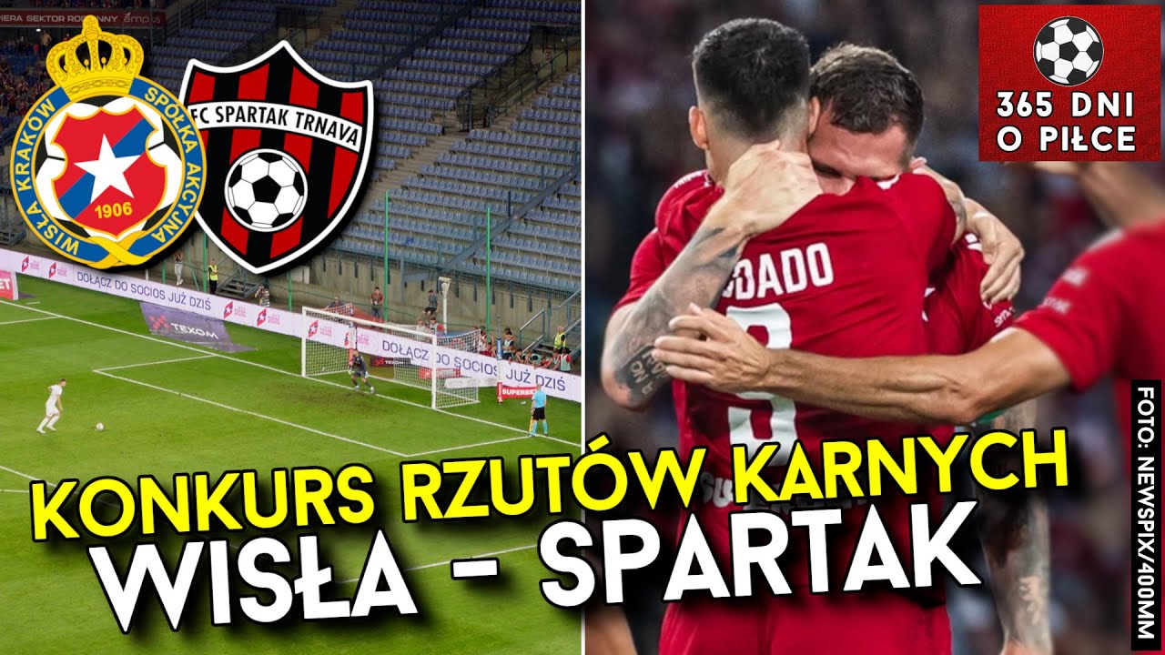 RZUTY KARNE 4K w meczu WISŁA KRAKÓW 12-11 SPARTAK TRNAWA | REAKCJA KIBICÓW NA TRYBUNACH