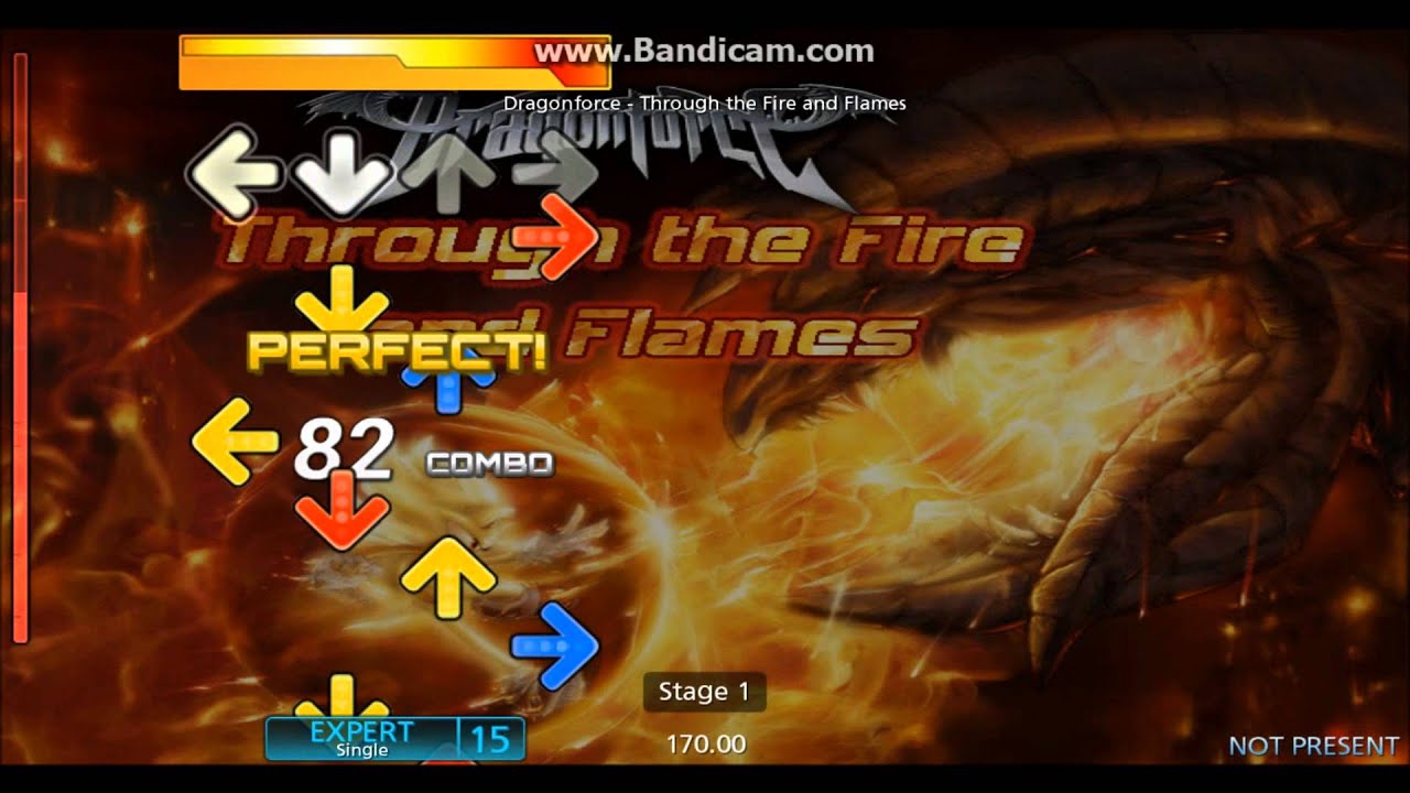 Through the Fire and Flames - Stepmania