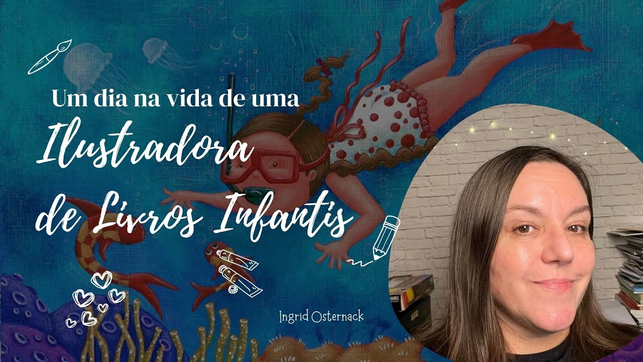 Um dia na vida de uma ILUSTRADORA de LIVROS INFANTIS