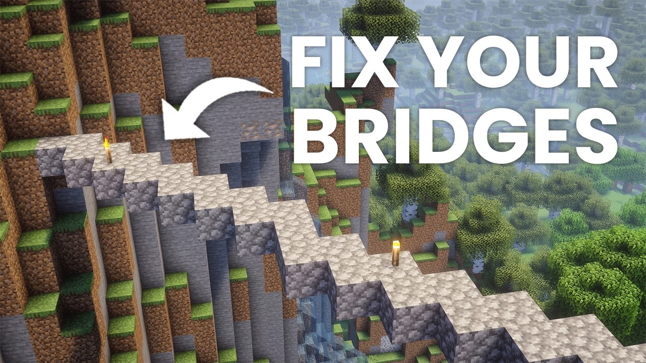 Полное руководство по мостам в Minecraft | Пошагово
