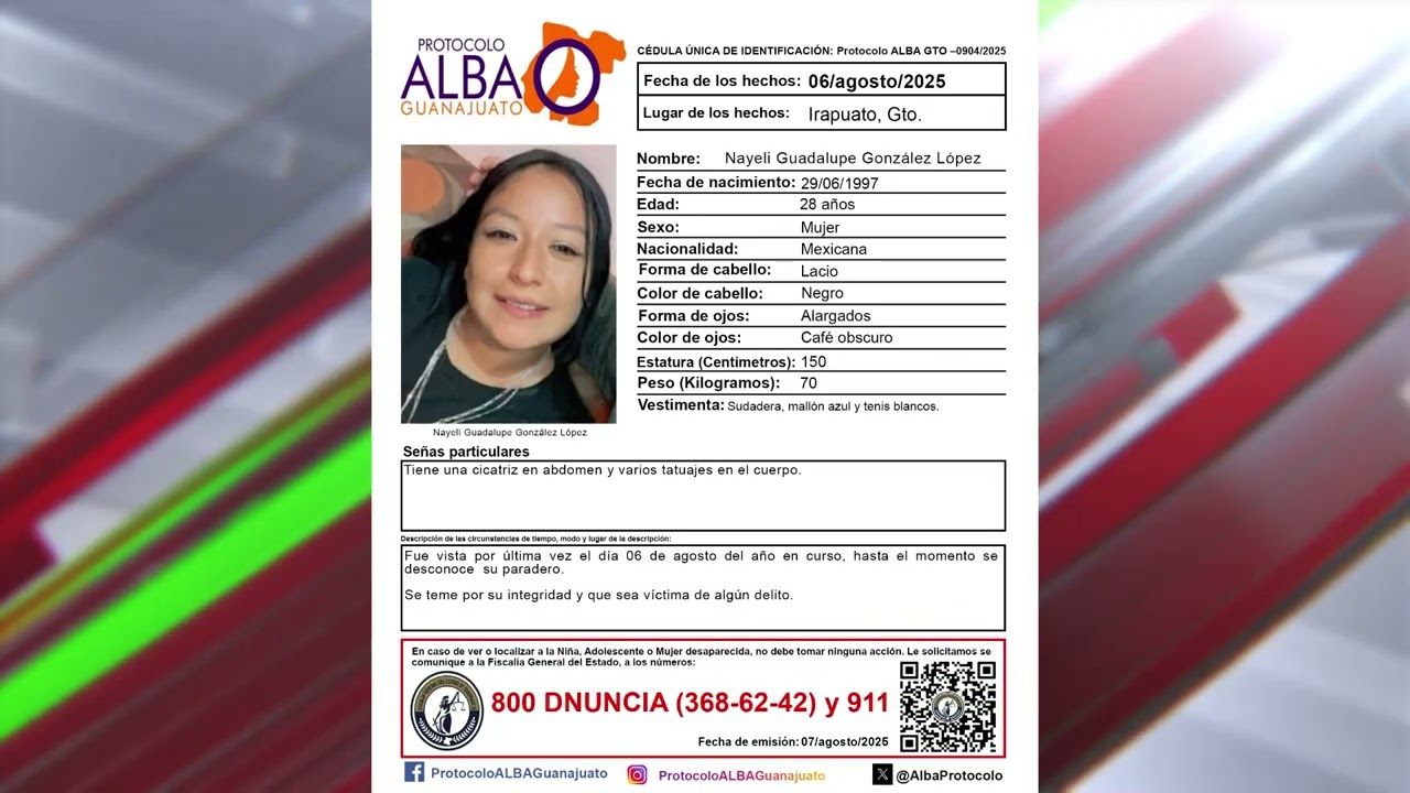 Activan protocolo ALBA para localizar a cuatro mujeres desaparecidas