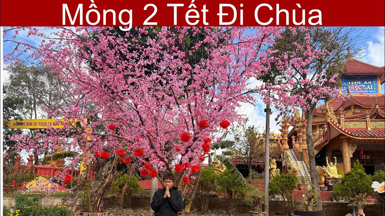 Mùng 2 Tết Đi Chùa Ở Ia Grai Quê Thầy Minh Tuệ, Ngôi Chùa To Nhất, Đẹp Nhất và Duy Nhất