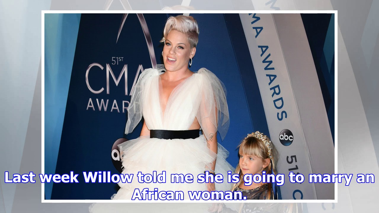 Pink is raising her children to be gender neutral: 'last week willow told me she is going to marry