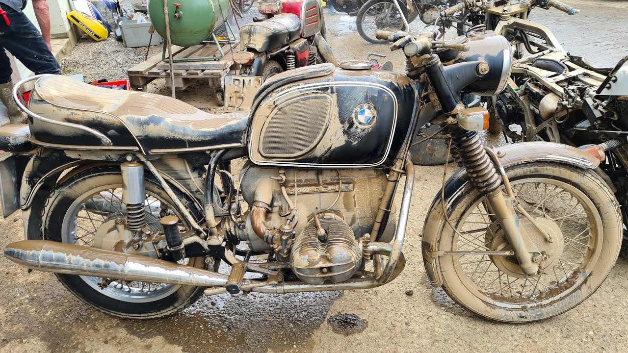Harley Davidson im Schlamm - Hochwasser in Swisttal (2021)