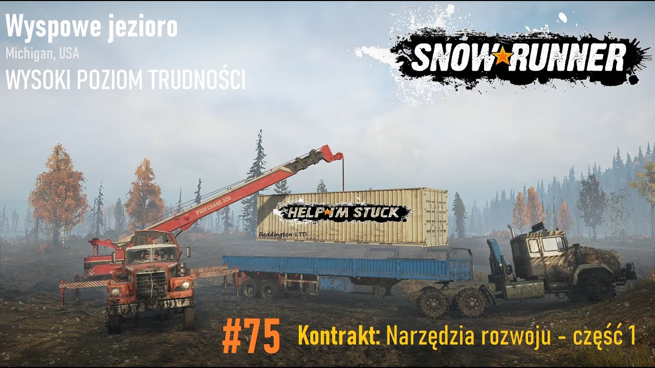 SnowRunner Michigan Tryb Trudny #75 - Kontrakt: Narzędzia rozwoju - część 1