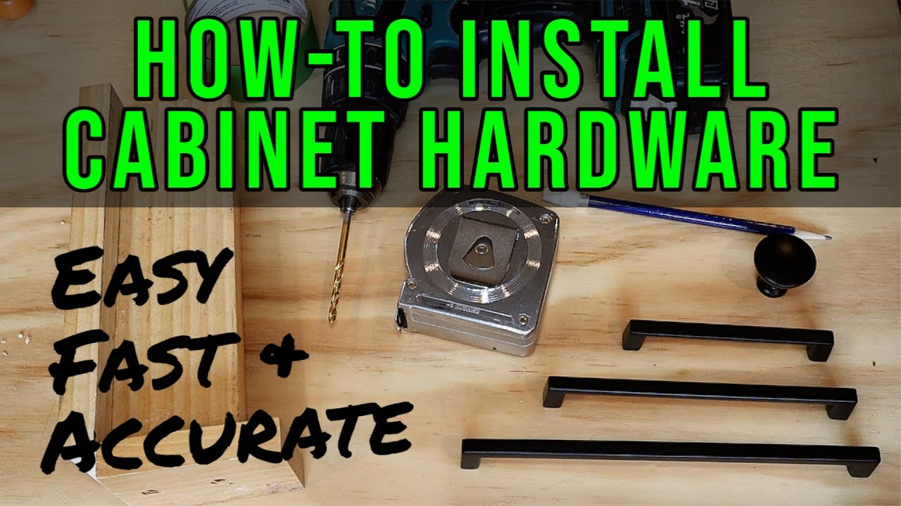 Cabinet Hardware Installation - The Fast, Easy & Accurate Way!