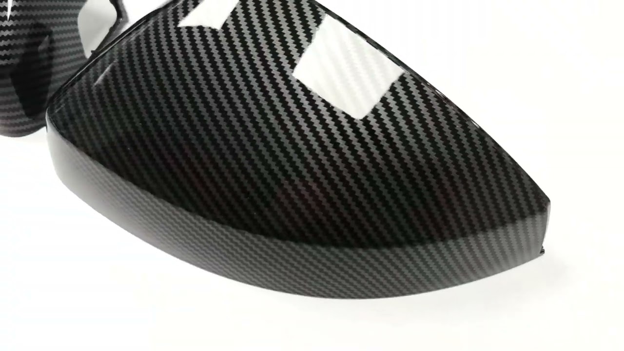 For 13-2020 AUDI A3 S3 8V RS3 Mirror Cover Caps Carbon Look W/ Lane Assist mc67