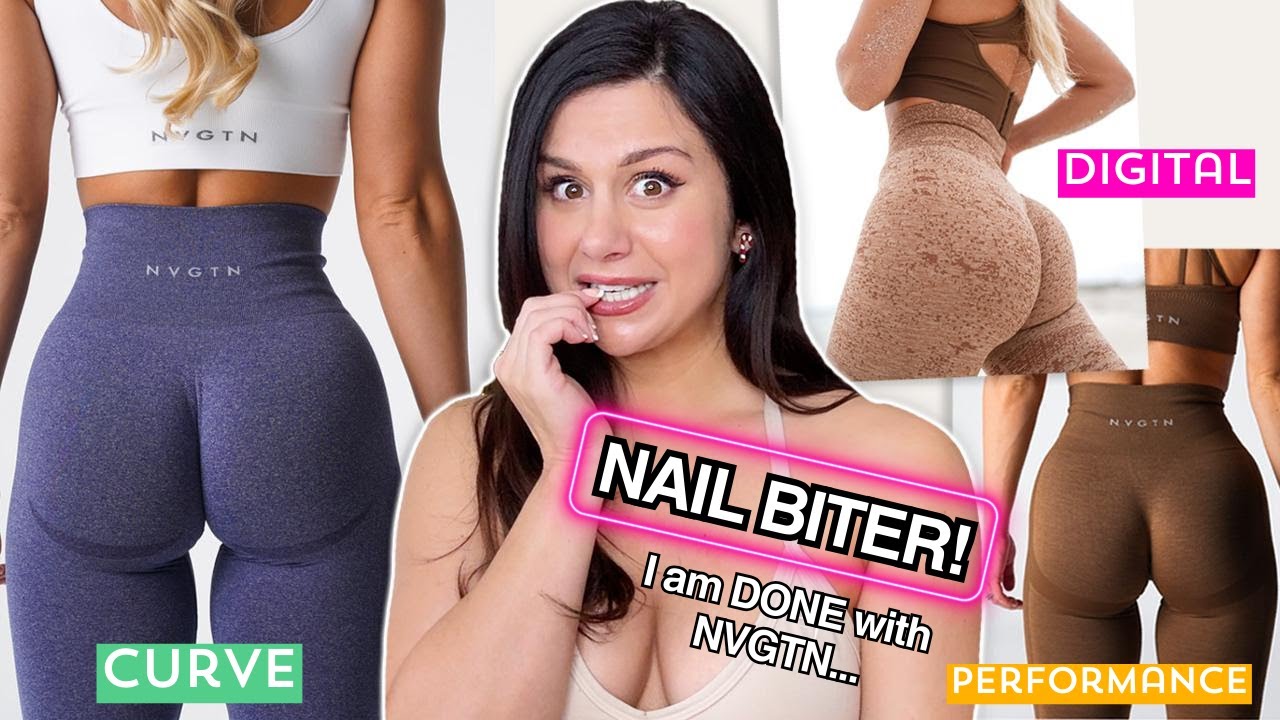 I am OFFICIALLY DONE with NVGTN... nvgtn seamless leggings try on haul review