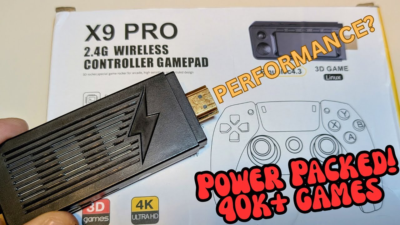 The X9 Pro Retro Game Stick Packed Vs Performance
