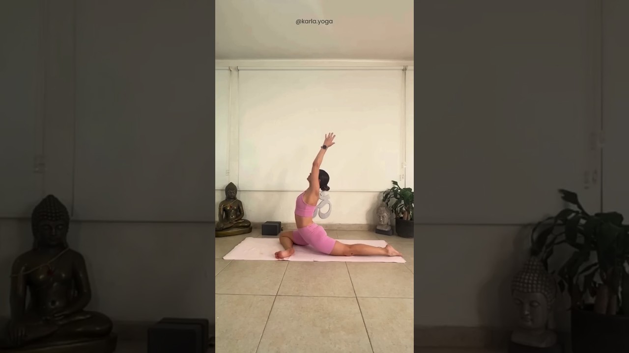 Beneficios de la postura de yoga de la paloma #pigeonpose #ekarajakapotanasana #posturadelapaloma