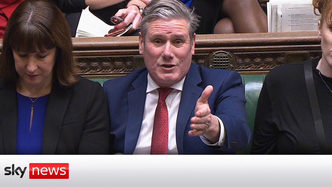 PMQs: PM and Labour leader clash over nurses' strike