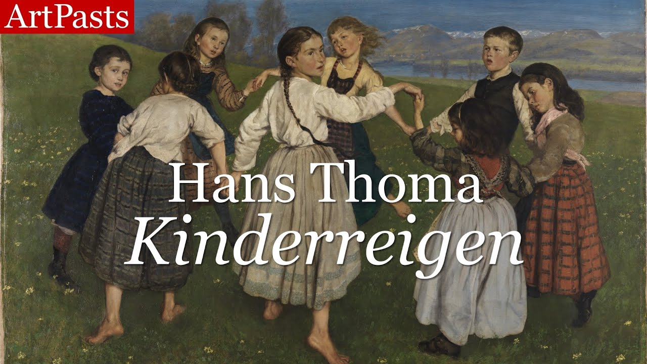 Hans Thoma, 'Kinderreigen' (1872) [NO AI]