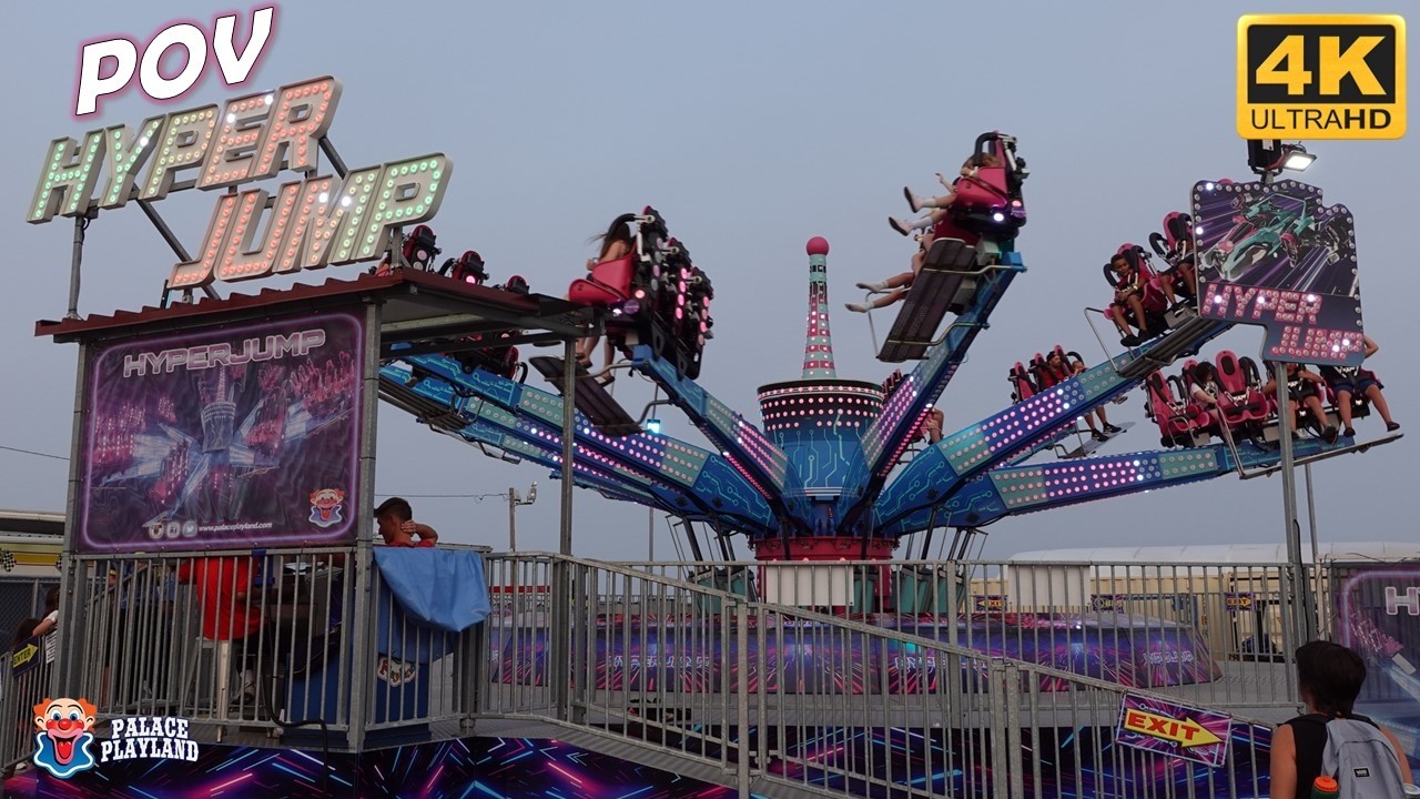 HyperJump POV (4K 60FPS), Palace Playland Preston & Barbieri Techno Jump | Non-Copyright