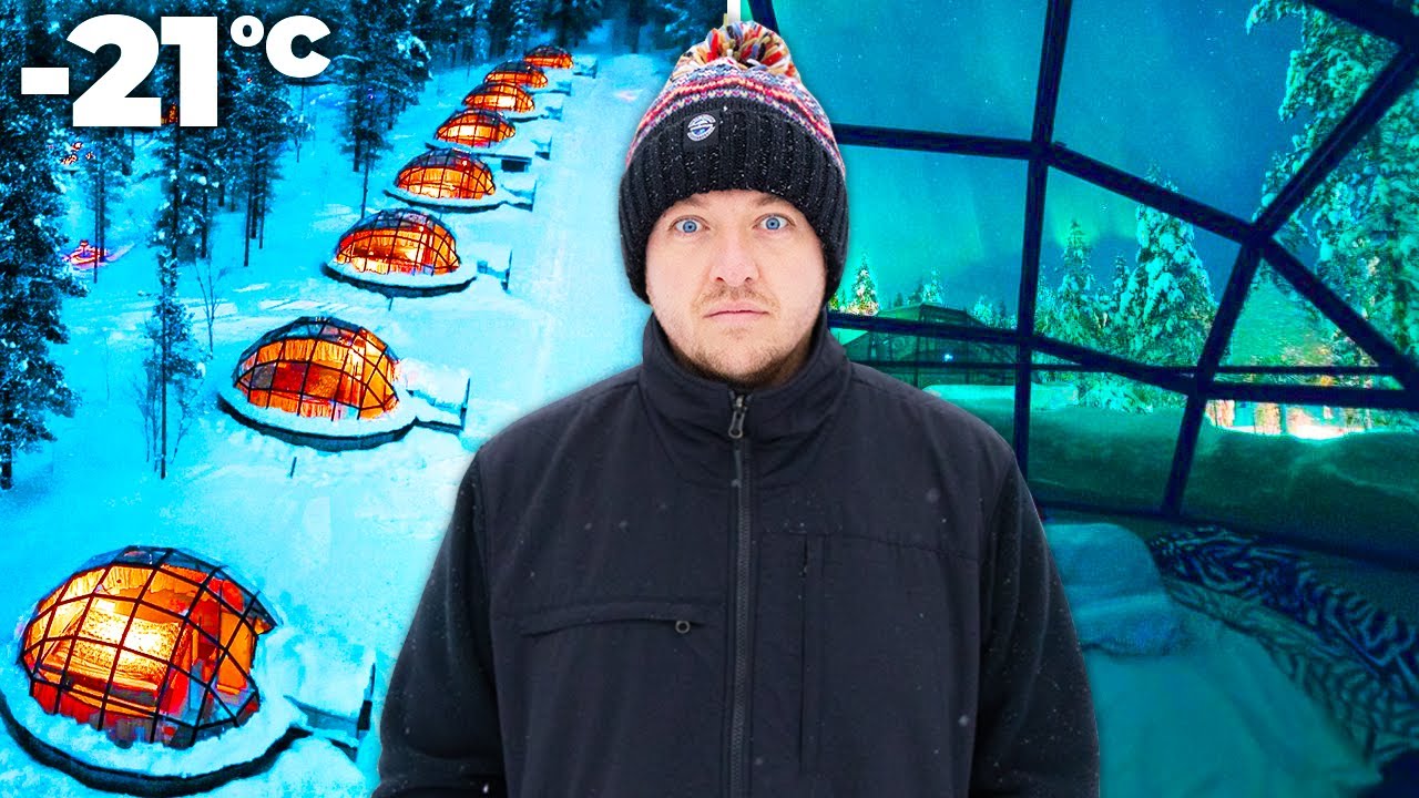 Overnight in a Glass Igloo in the Arctic Circle