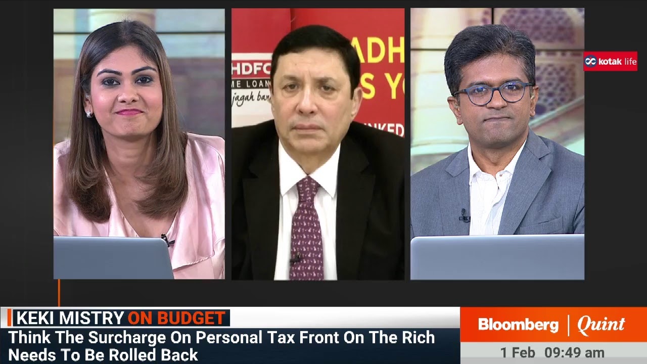 HDFC's Keki Mistry On Corporate Wishlist For Union Budget 2020