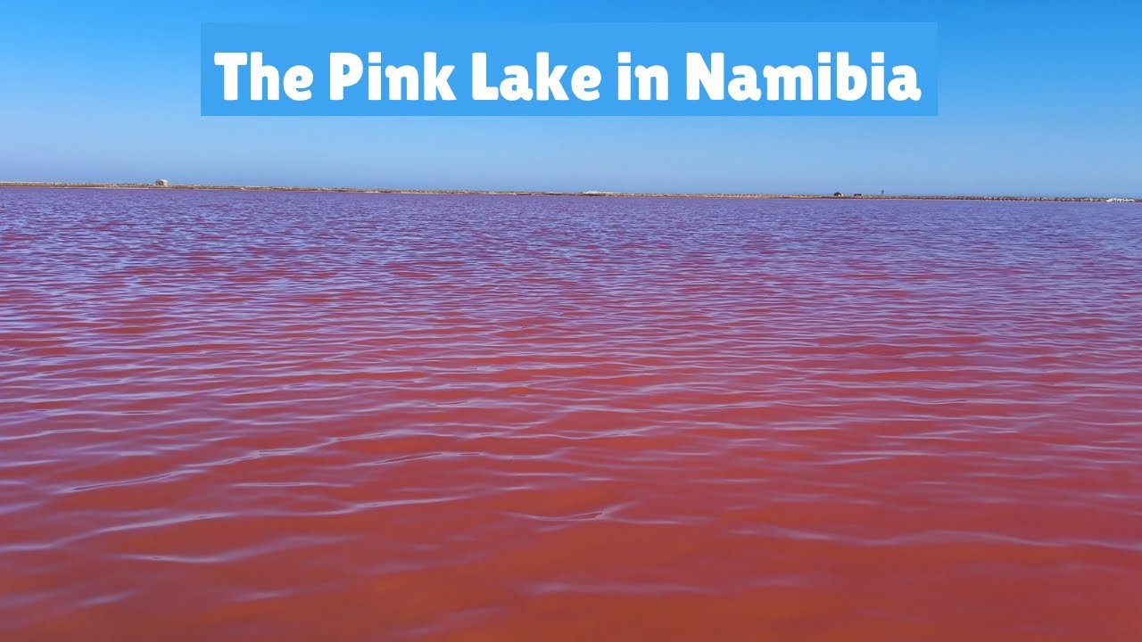 The Pink Lake in Namibia