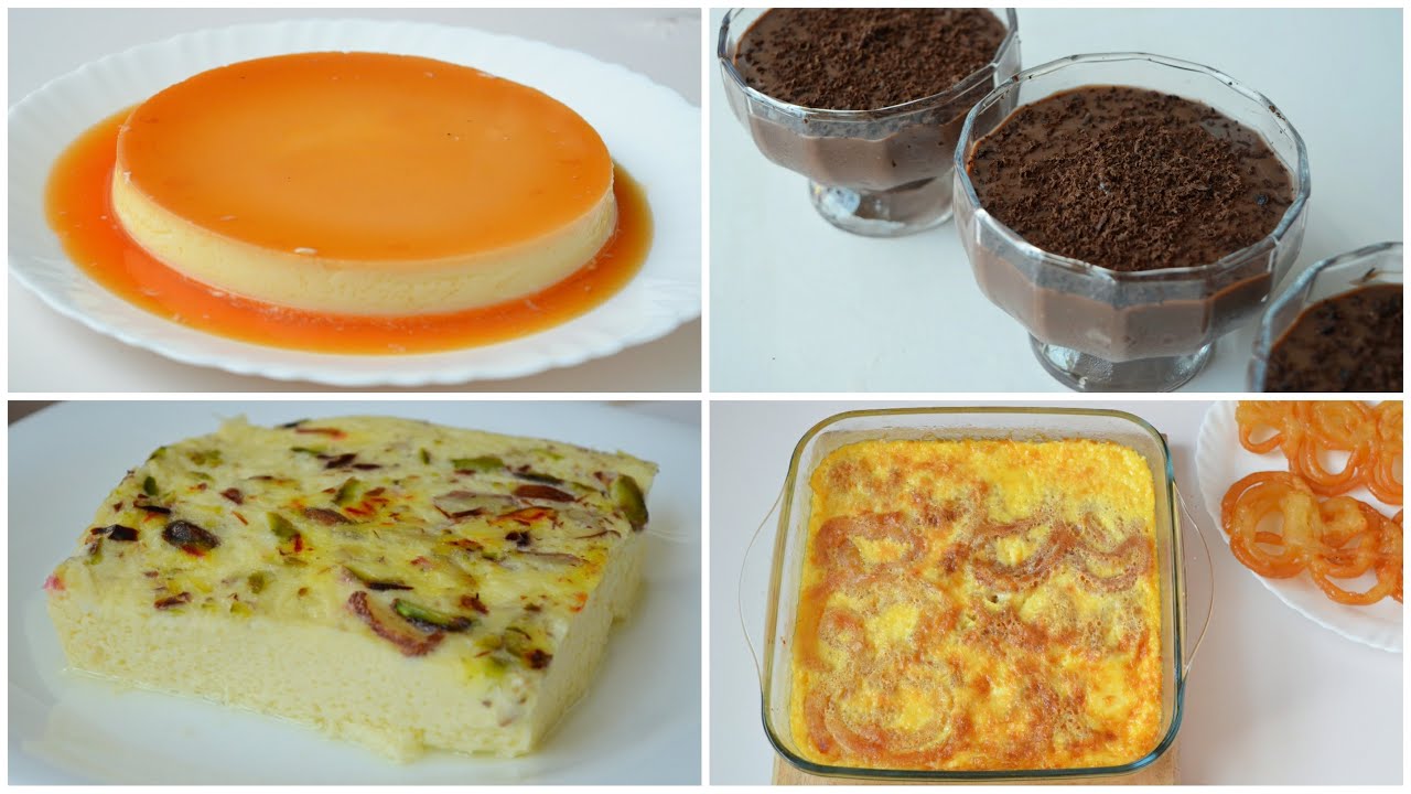 4 PUDDING RECIPES by (YES I CAN COOK)