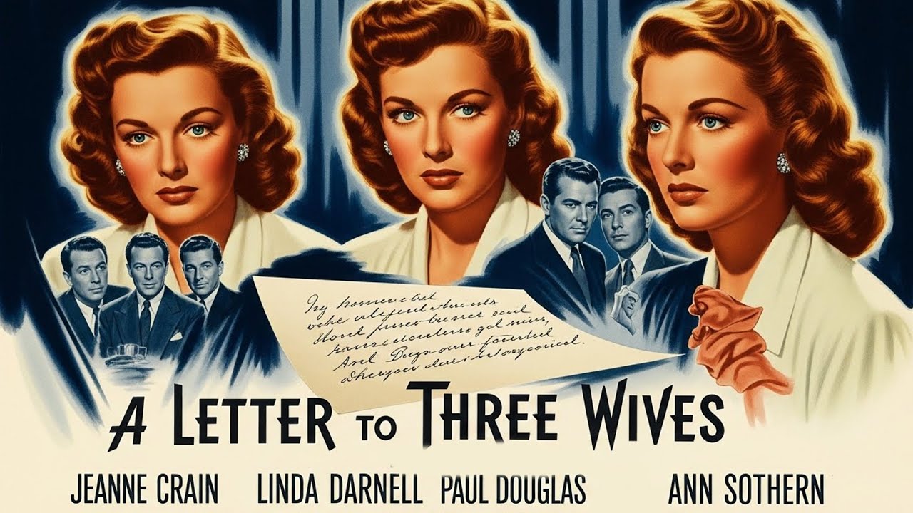 Jeanne Crain | A Letter to Three Wives | Watch the Full Romance Movie!