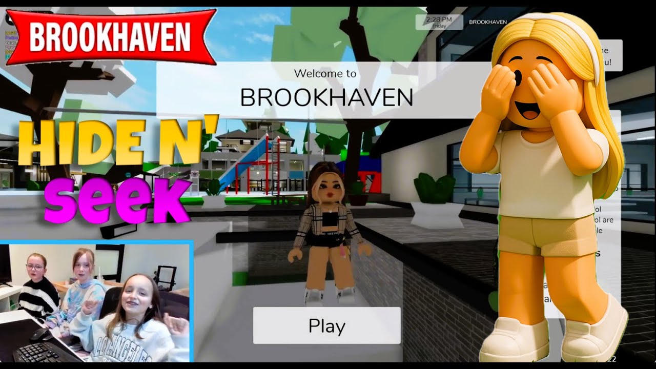 Will Quincy actually close her eyes?🫣 Extreme Hide and Seek Challenge in Roblox Brookhaven!