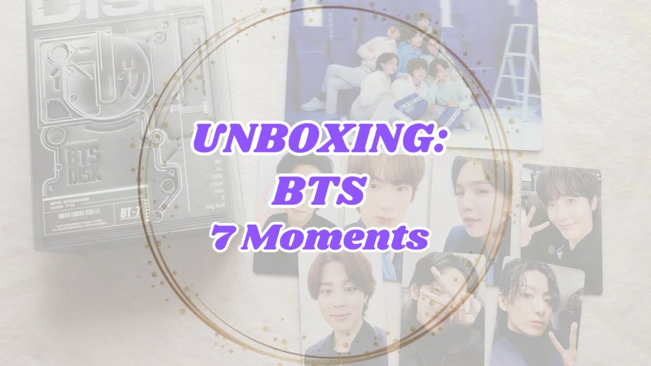 UNBOXING: BTS 7 Moments \ Распаковка релиза BTS 7 Моментов