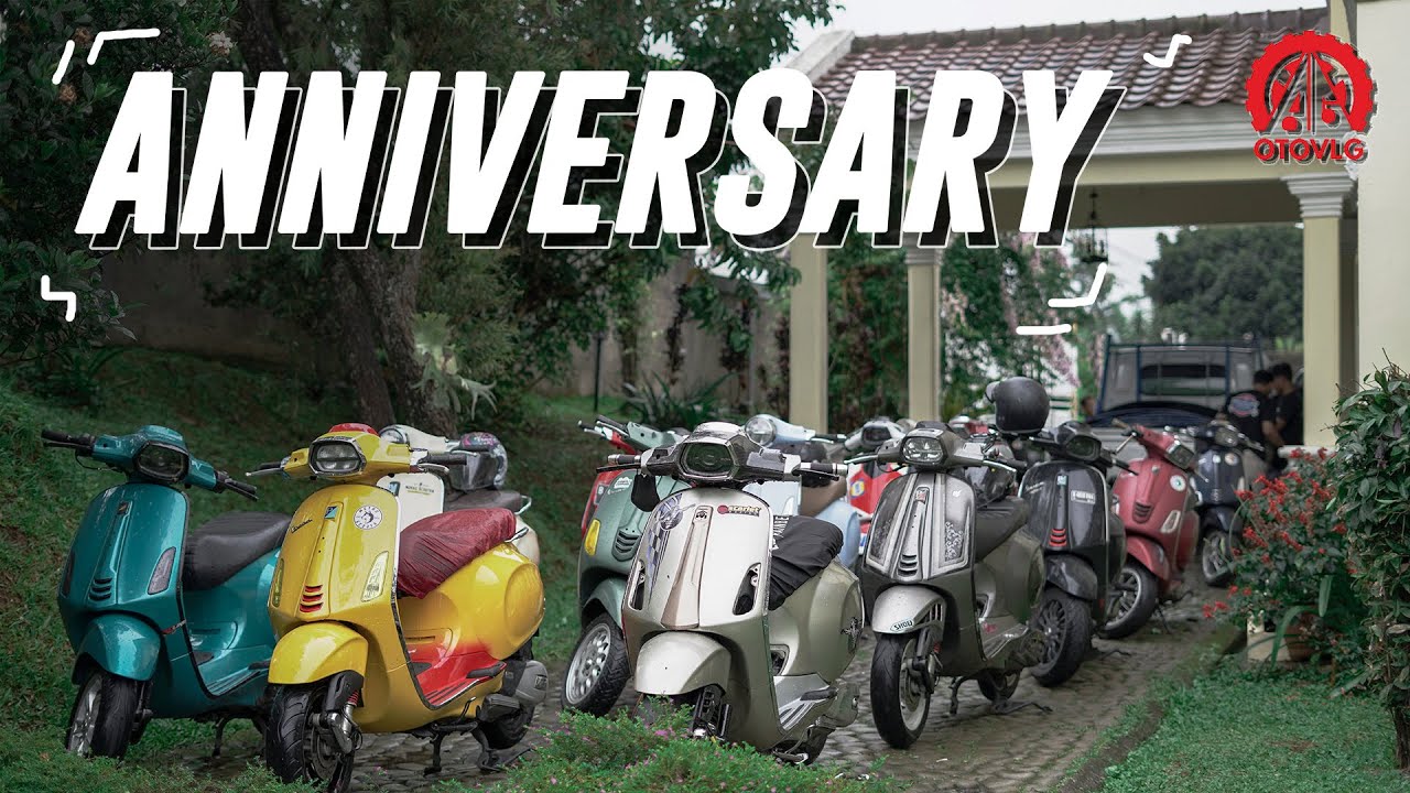 Anniversary Ride Metro Scoots ! Komunitas Vespa Matic !