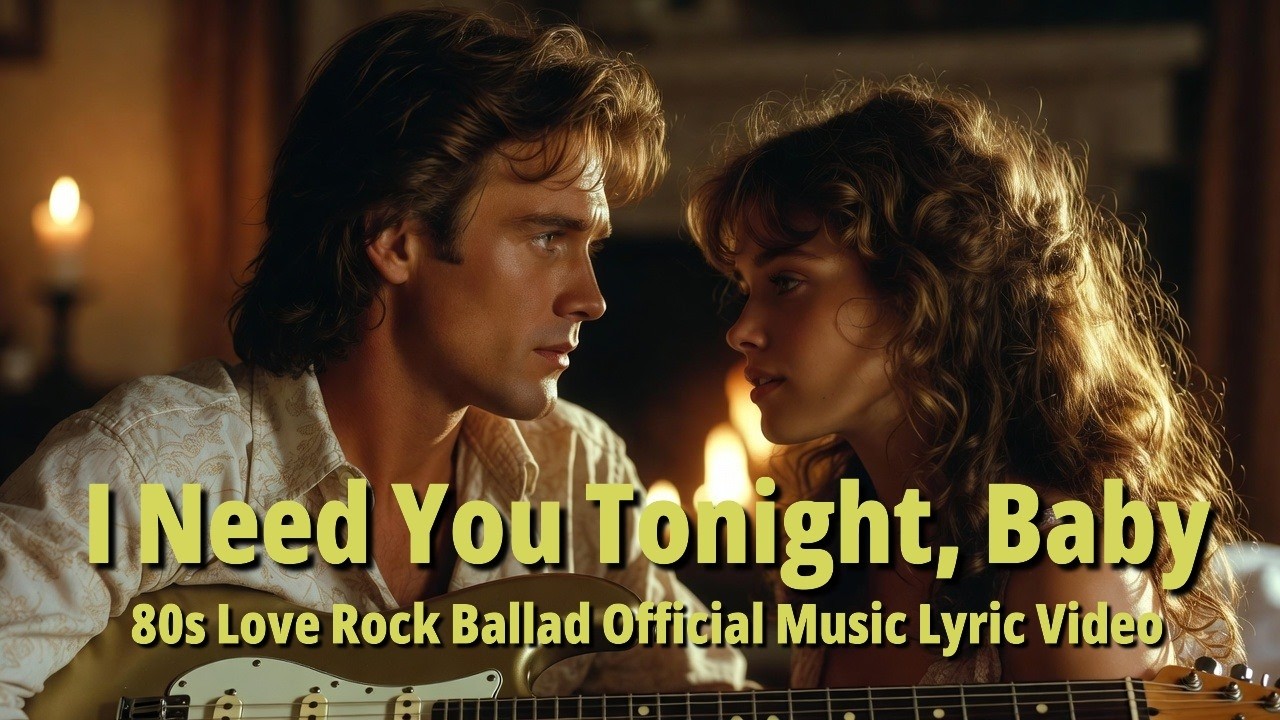 Greatest 80s Love Rock Ballad - I Need You Tonight, Baby | Official Video