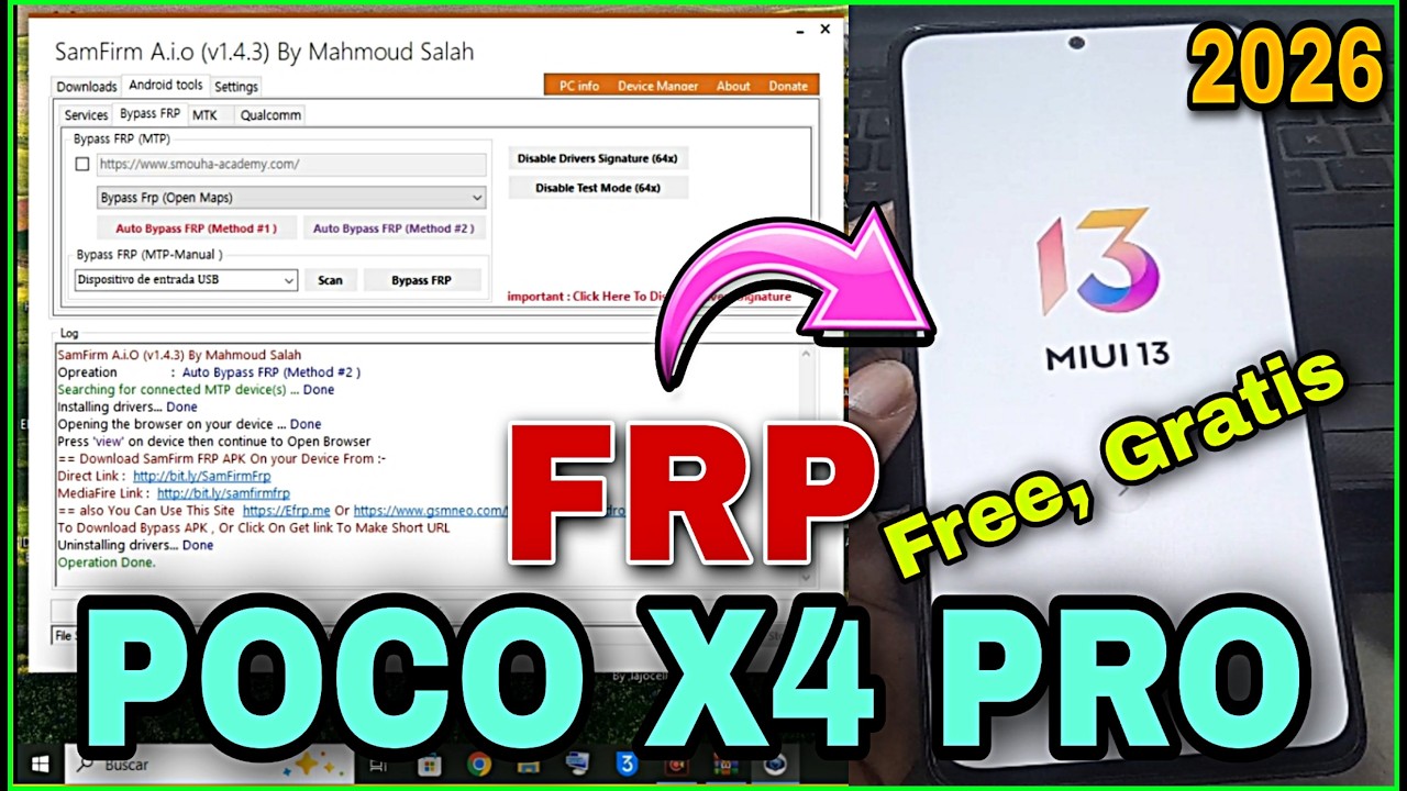Frp POCO X4 PRO 5G | Bypass XIAOMI