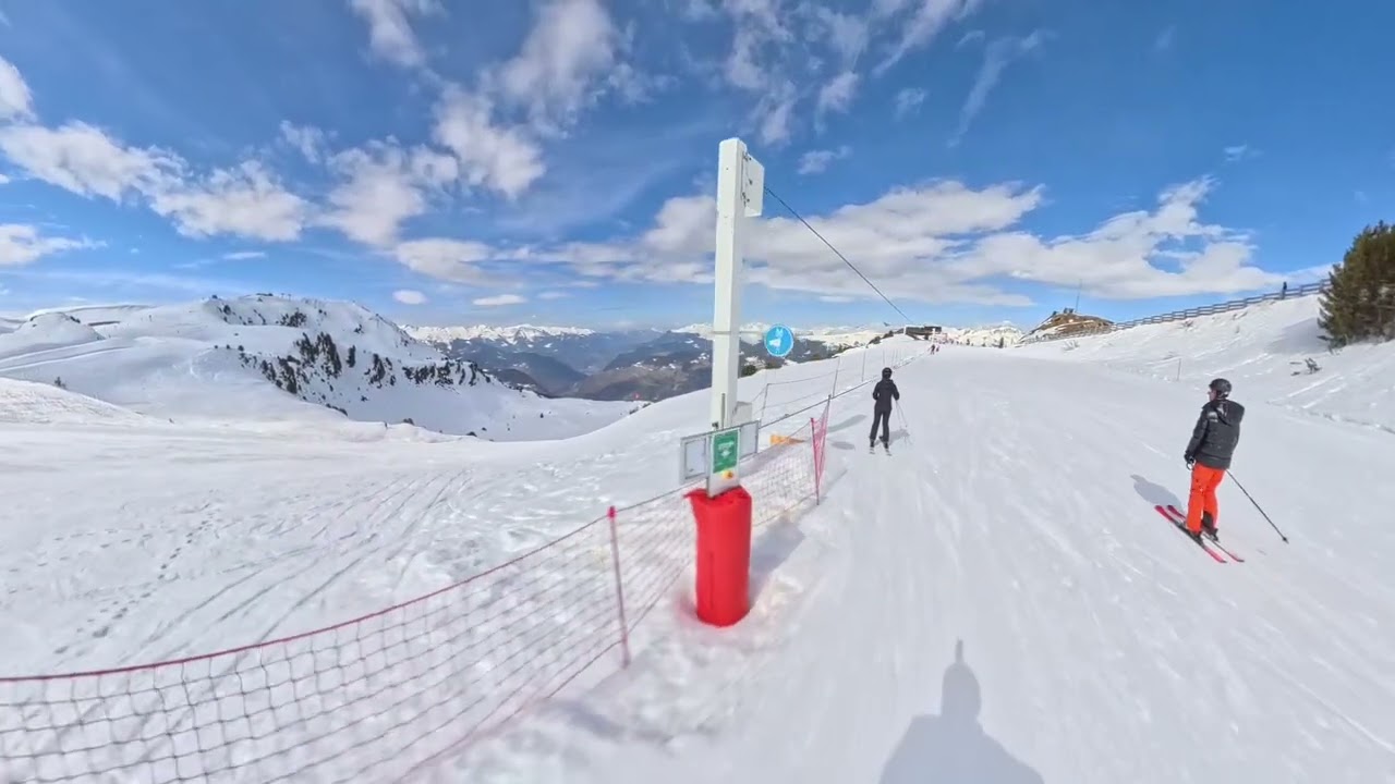 Meribel to Courchevel to Ski a Loop on Arollees (March 9, 2026)